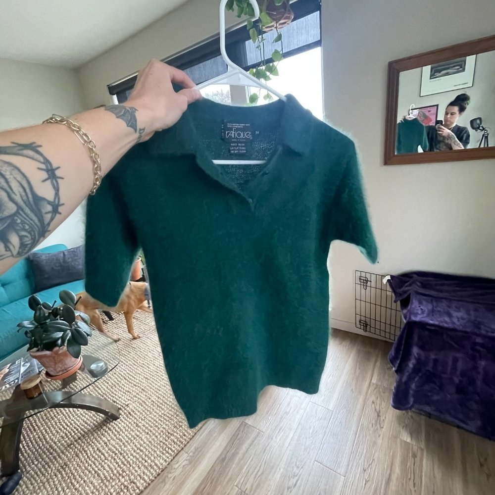 Vintage Angora Polo